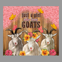 Just A Girl Who Loves Goats Tumbler Vintage Hoodie | Teevron