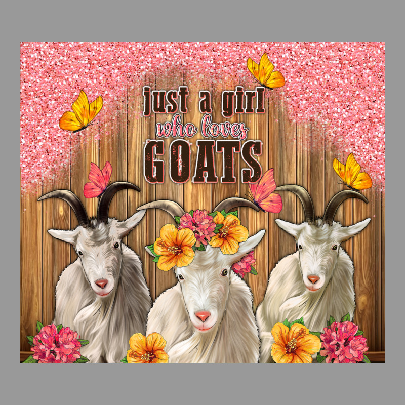 Just A Girl Who Loves Goats Tumbler Vintage Hoodie by TumblerDesignByShophia | Teevron