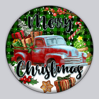 Merry Christmas Truck Heavyweight Sweatshirt | Teevron