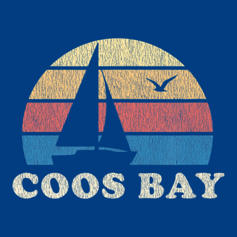 Coos Bay Or Vintage Sailboat 70s Throwback Sunset Premium Sweatshirt by minhPixels | Teevron