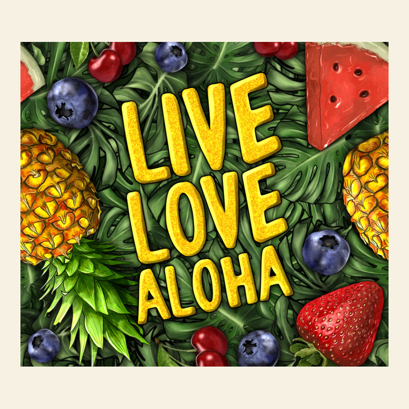 Live Love Aloha Vintage Tee by TumblerDesignByShophia | Teevron
