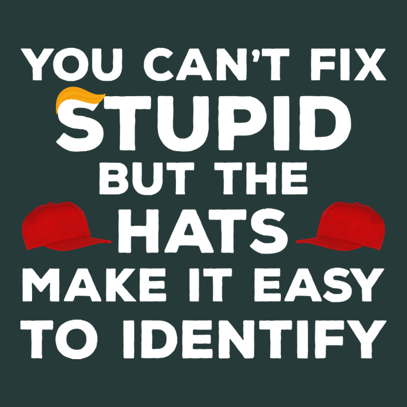 You Can't Fix Stupid But The Hats Make It Easy To Identify Premium Sweatshirt by minhPixels | Teevron