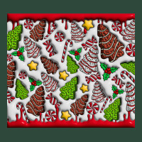 Christmas Cakes Zipper Hoodie | Teevron