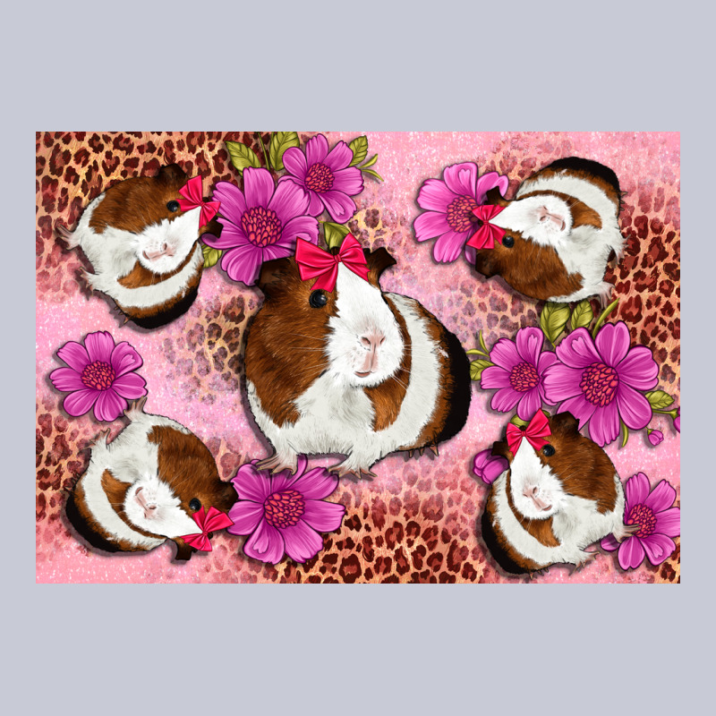 Guinea Pig Flowers Heavyweight Hoodie by Artiststas | Teevron