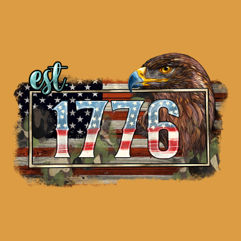 Eat. 1776 Eagle 4th Of July Urban Heavy Tee by HowdyJamesFarm | Teevron