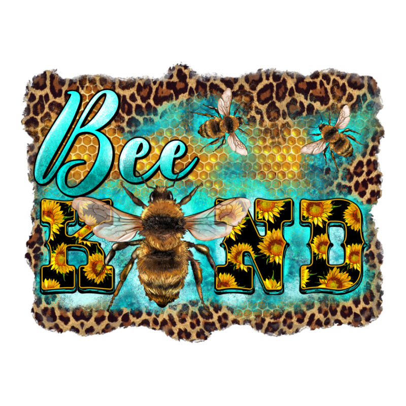 Bee Kind With Sunflower And Leopard Background Premium Tee by Artiststas | Teevron