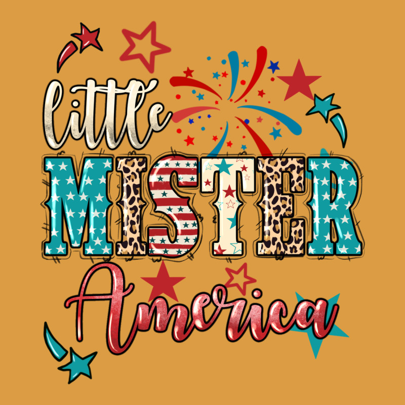 Little Mister America 4th Of July Urban Heavy Tee by HowdyJamesFarm | Teevron