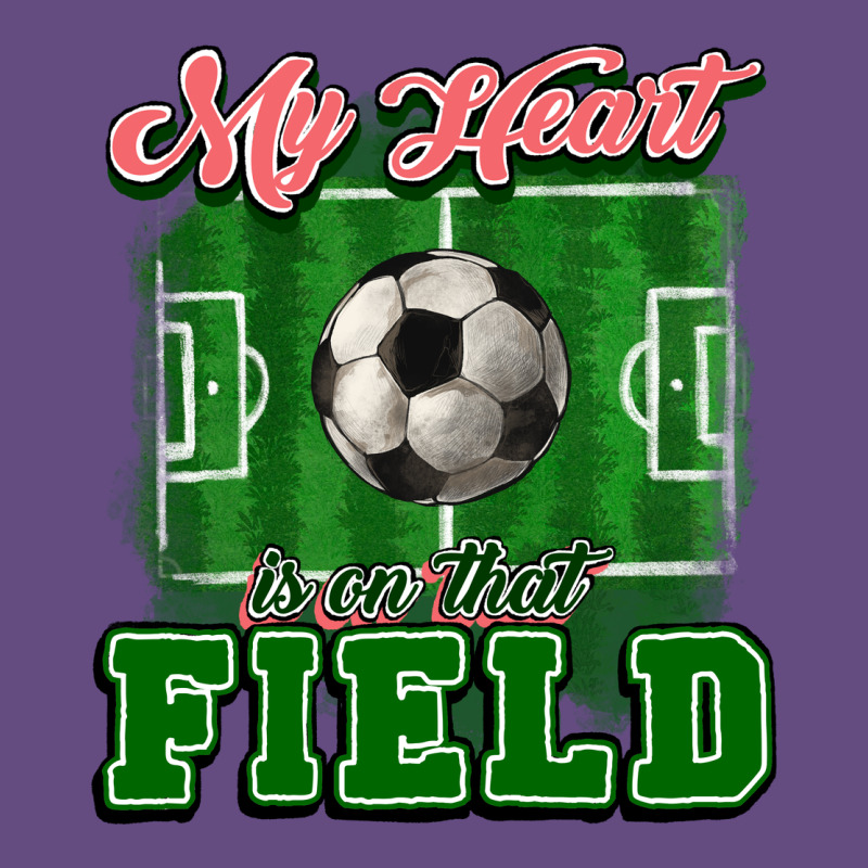 My Heart Is On That Court Soccer Vintage Hoodie by HowdyJamesFarm | Teevron