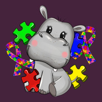 Autism Hippopotamus Long Sleeve Tee | Teevron