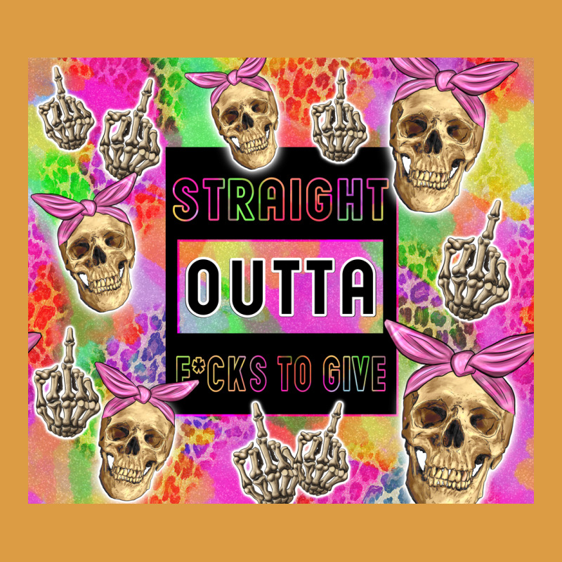 Straight Outta Fucks To Give Urban Heavy Tee by TumblerDesignByShophia | Teevron