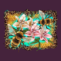 Bees And Lilies With Leopard Premium Tee | Teevron