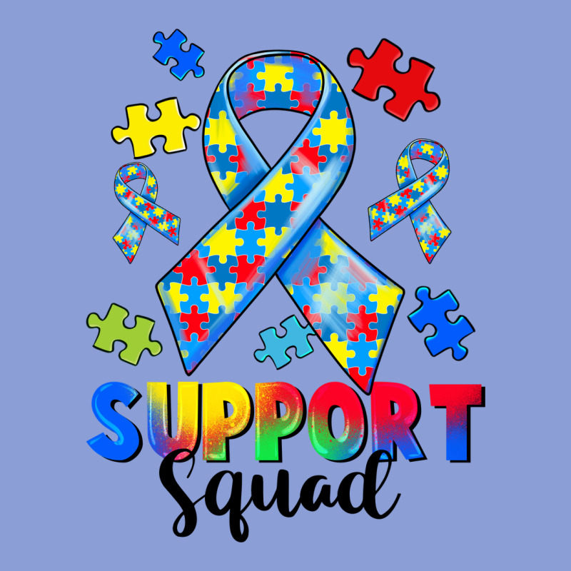Support Squad Autism Long Sleeve Tee by CowGirlArtShop | Teevron