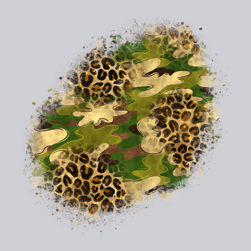Camouflage And Leopard Patch  5 Heavyweight Sweatshirt by BundleAndBundleShop | Teevron