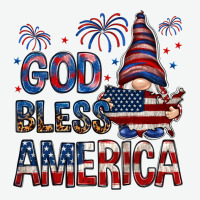 God Bless America With Gnome 4th Of July Urban Heavy Tee | Teevron