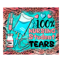 100 Nursing Student Tears Mousepad Ladies Tee | Teevron