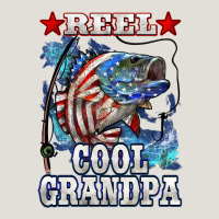 Reel Cool Grandpa American Flag Bass Heavy Core Tee | Teevron