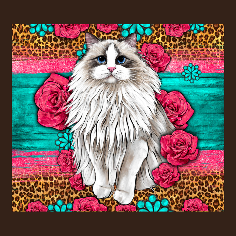 Western Ragdoll Cat Heavy Core Tee by LillyAllenDesigns | Teevron