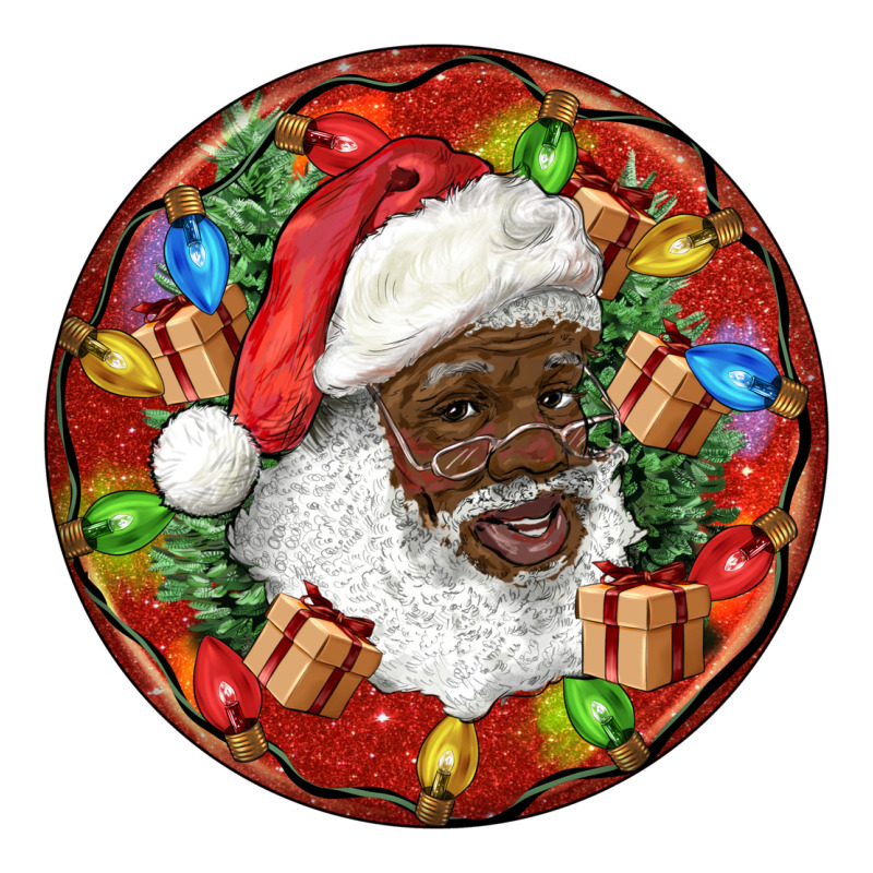 Black Santa Christmas Premium Tee by RanaPortraitStore | Teevron