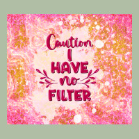 Caution I Have No Filter Urban Heavy Tee | Teevron