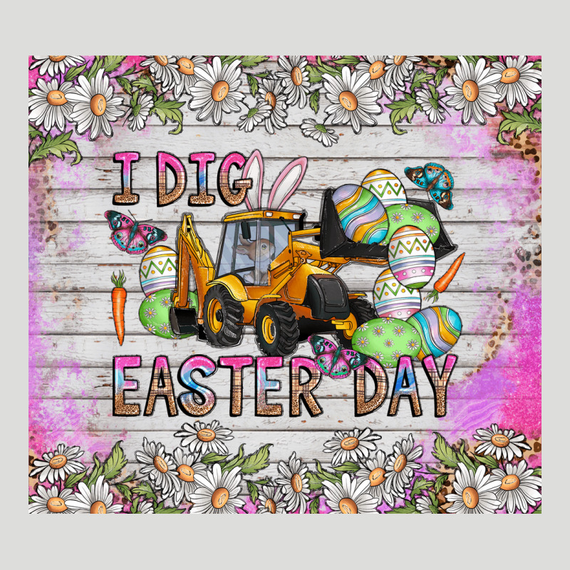 I Dig Easter Day Zipper Hoodie by CowhideDigitalArt | Teevron