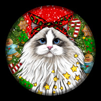 Christmas Ragdoll  Cat Heavy Core Tee | Teevron