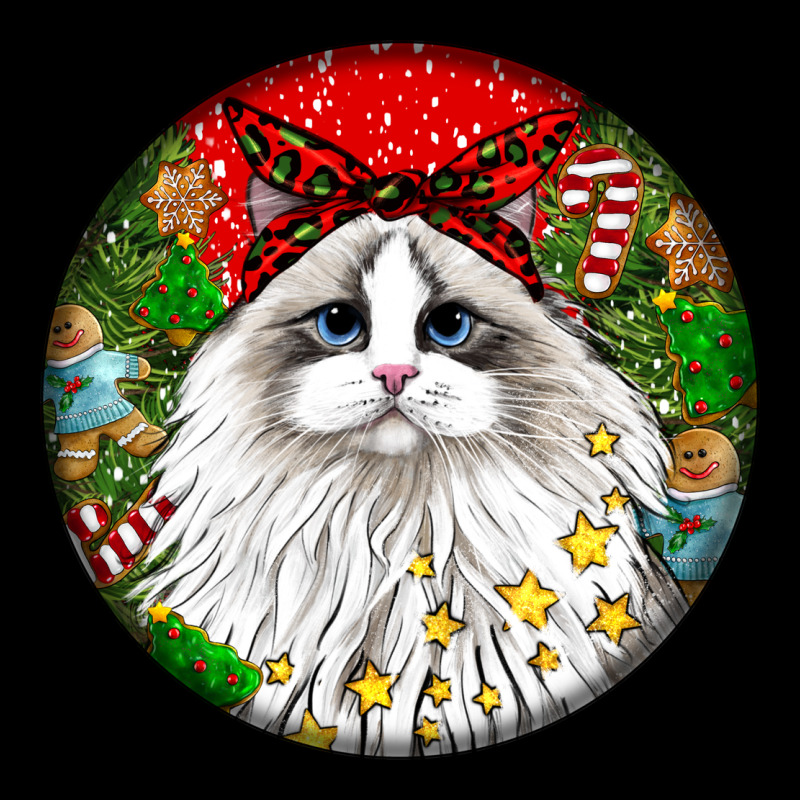 Christmas Ragdoll  Cat Heavy Core Tee by LillyAllenDesigns | Teevron