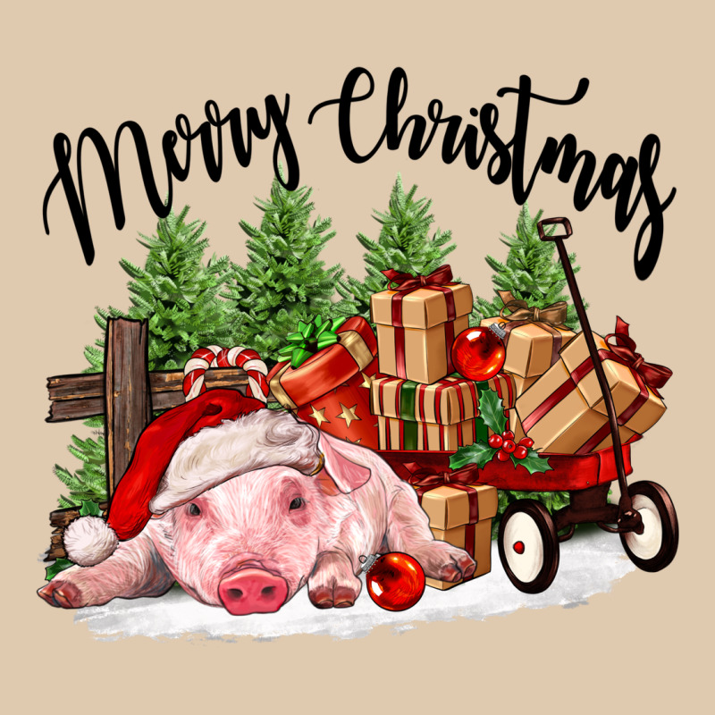 Merry Christmas Pig Heavyweight Sweatshirt by FaDigitalArtStudio | Teevron