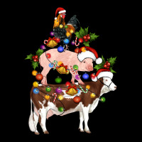 Stacked Christmas Farm Animals Premium Sweatshirt | Teevron