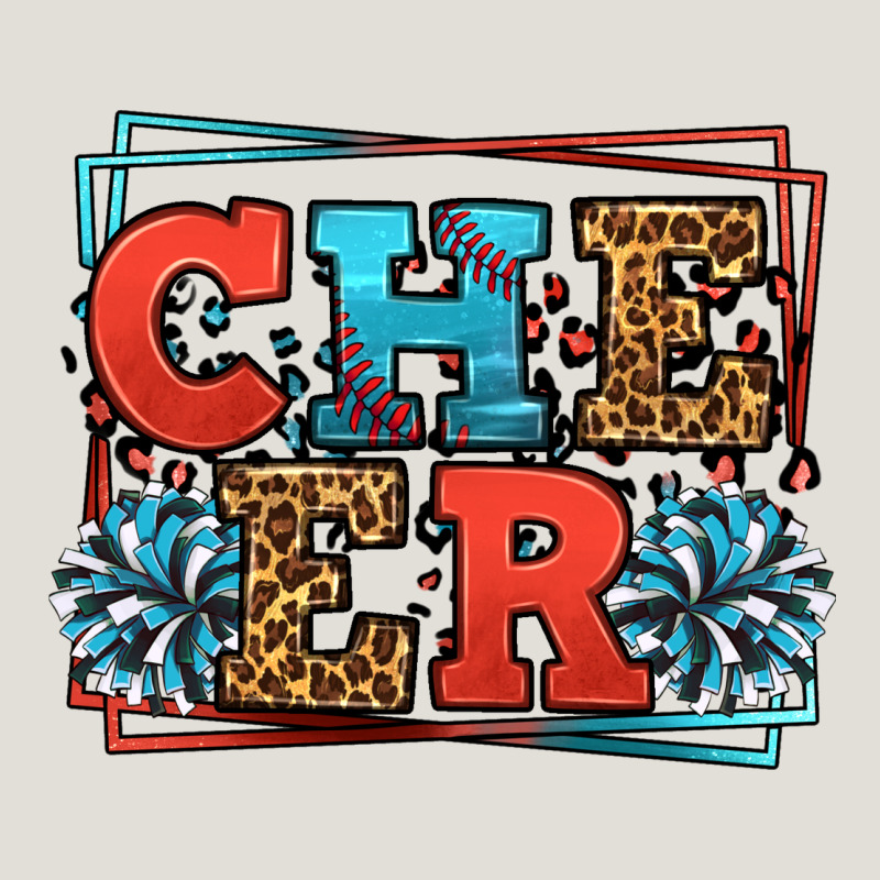 Cheer Baseball Stitchs Heavy Core Tee by LillyAllenDesigns | Teevron