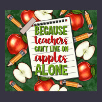 Because Teachers Can't Live On Apples Alone Tumble Vintage Hoodie | Teevron