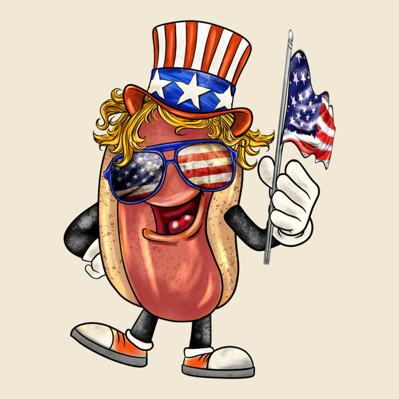 4th Of July Hot Dog Ladies Tee by BarkalooDesign | Teevron