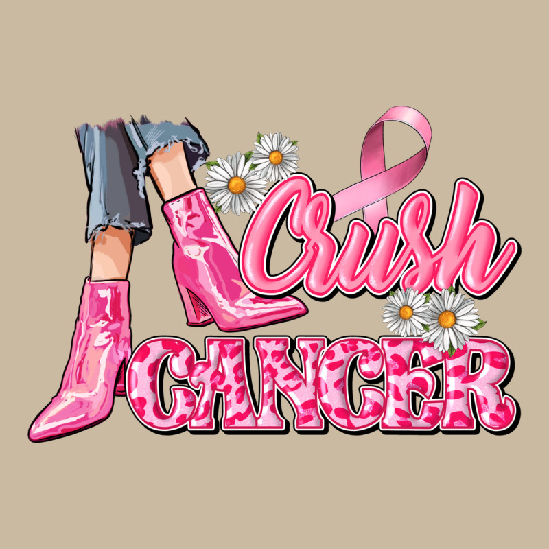 Crush Cancer Long Sleeve Tee by CowGirlArtShop | Teevron