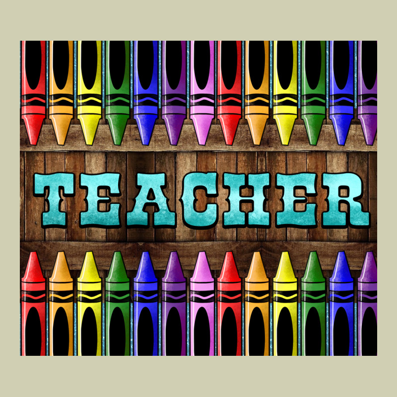 Teacher Crayons Tumbler Heavy Core Tee by LillyAllenDesigns | Teevron