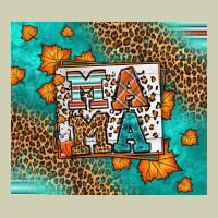 Fall Autumn Leopard Serape Mama Heavy Core Tee | Teevron