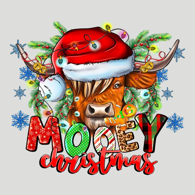 Mooey Christmas Zipper Hoodie by CowhideDigitalArt | Teevron