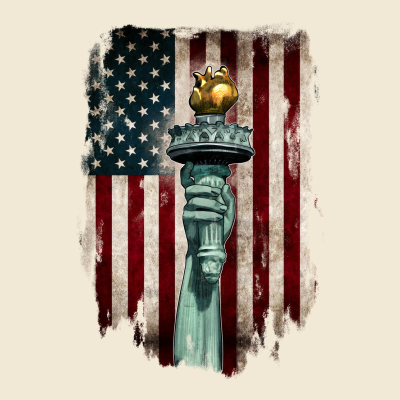 Statue Of Liberty Torch Ladies Tee by BarkalooDesign | Teevron
