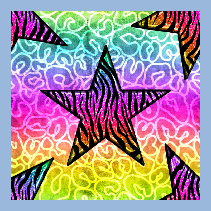Zebra Glitter Star Seamless Pattern Premium Hoodie by BundleAndBundleShop | Teevron