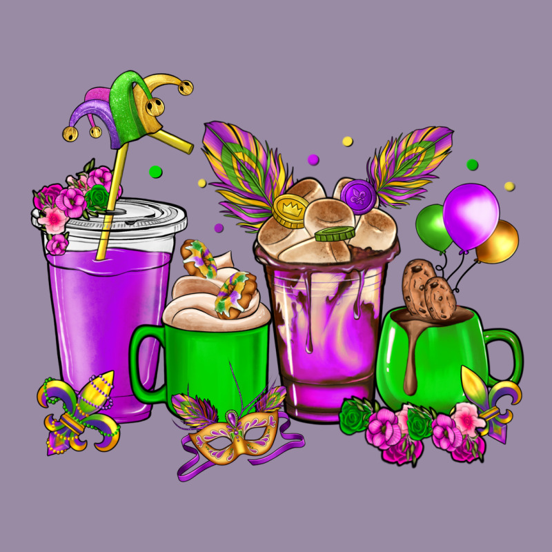 Mardi Gras Coffee Cups Classic Tee by NancyCooperArtShop | Teevron
