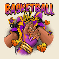 Basketball Life Afro Girl Sneakers Premium Tee | Teevron