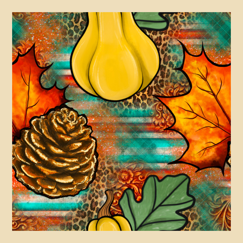 Fall Pumpkins Seamless Pattern Premium Hoodie by BundleAndBundleShop | Teevron