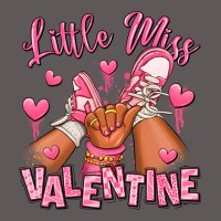 Little Miss Valentine Afro Kid Sneakers Premium Hoodie | Teevron