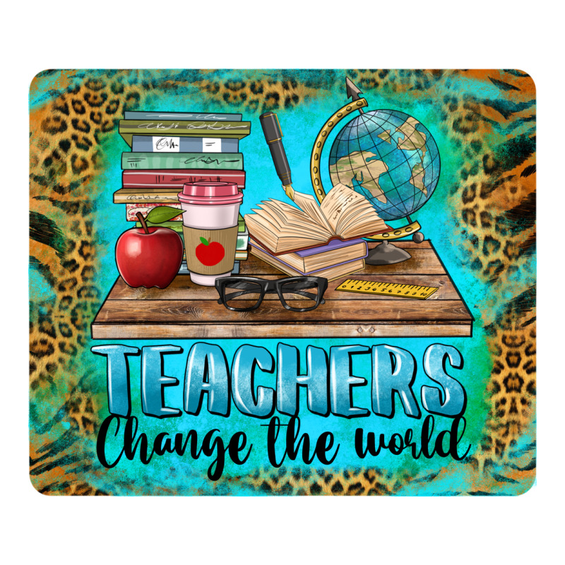 Teachers Change The World Mousepad Ladies Tee by BarkalooDesign | Teevron