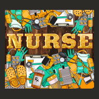 Green And Yellow Nurse Heavy Core Tee | Teevron