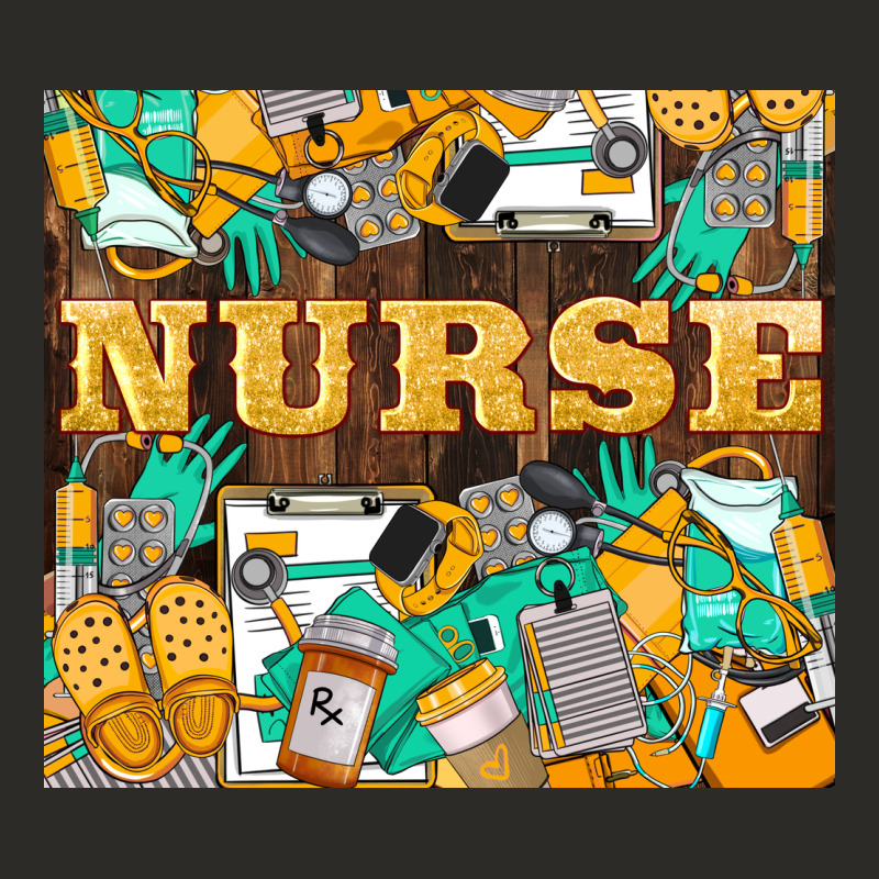 Green And Yellow Nurse Heavy Core Tee by LillyAllenDesigns | Teevron