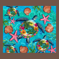 Turtle Summer Seashells Starfish Seaweed Premium Sweatshirt | Teevron