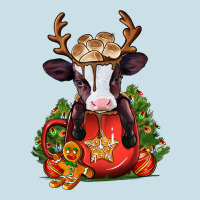 Christmas Baby Cow Hot Cocoa Ladies Tee | Teevron