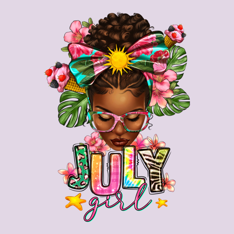 July Girl Afro Woman Summer Classic Tee by texasbilliewilder | Teevron