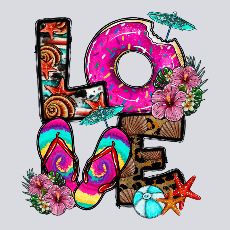 Love Summer Zipper Hoodie by CowhideDigitalArt | Teevron