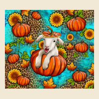 Fall Pumpkin Lamb Ladies Tee | Teevron