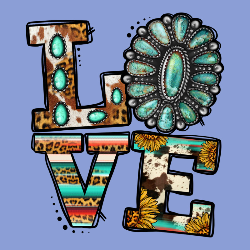 Turquoise Serape Love Long Sleeve Tee by Jasminsmagicworld | Teevron